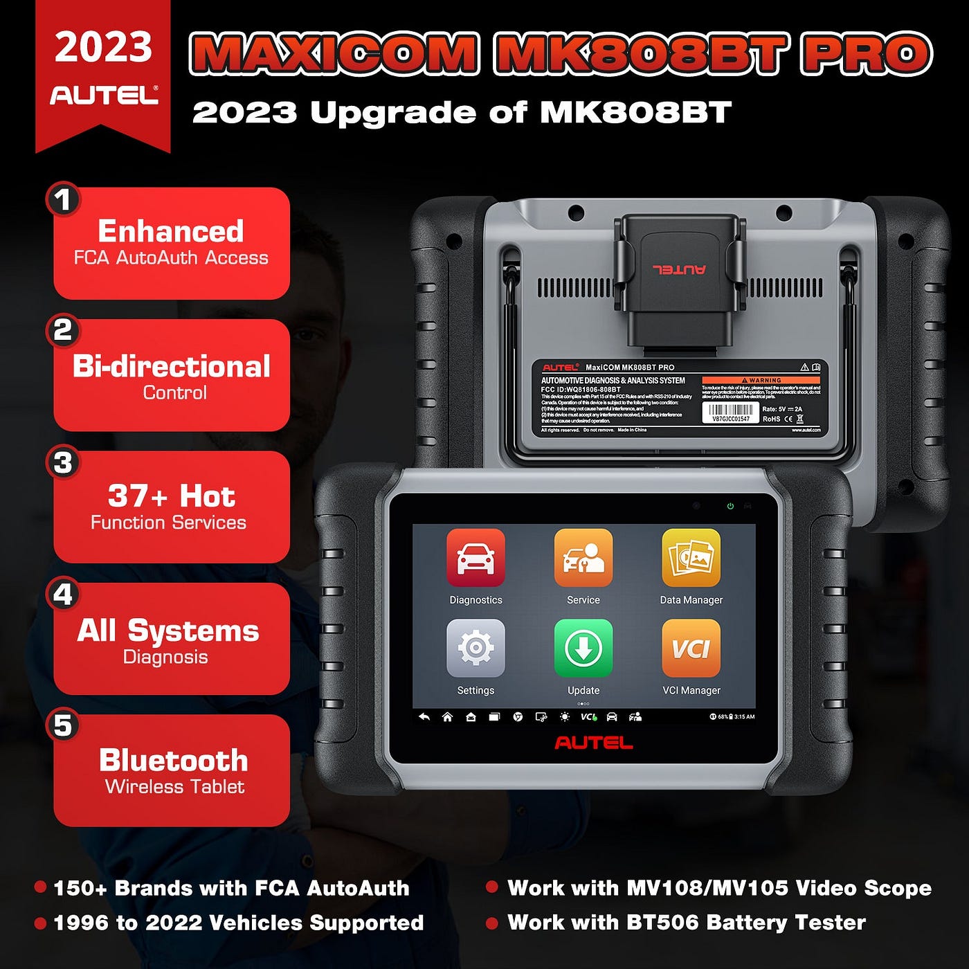 Autel MK808BT Pro: The Ultimate Portable Diagnostic Tool for Efficient  Vehicle Maintenance, by Obdzhimu