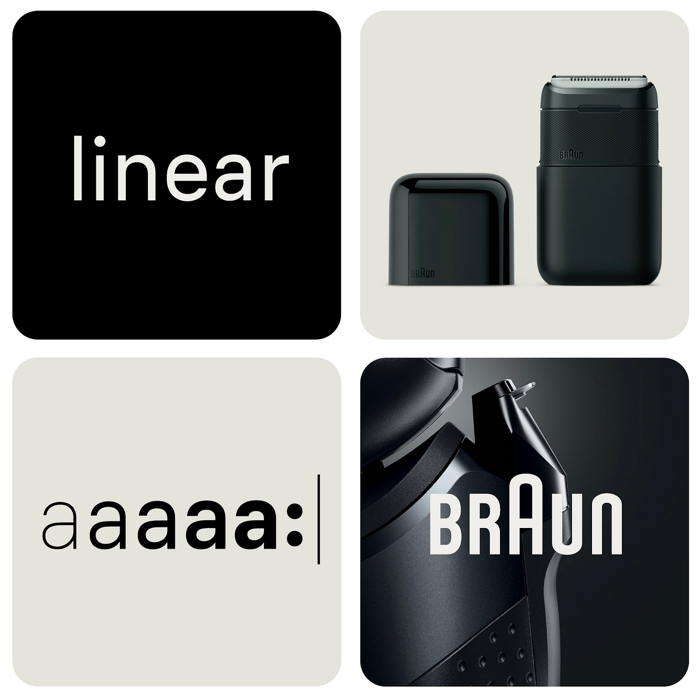 Braun & Iconwerk = Braun Linear. Braun has a new corporate typeface —… | by  Sergushkin.com | UX Planet