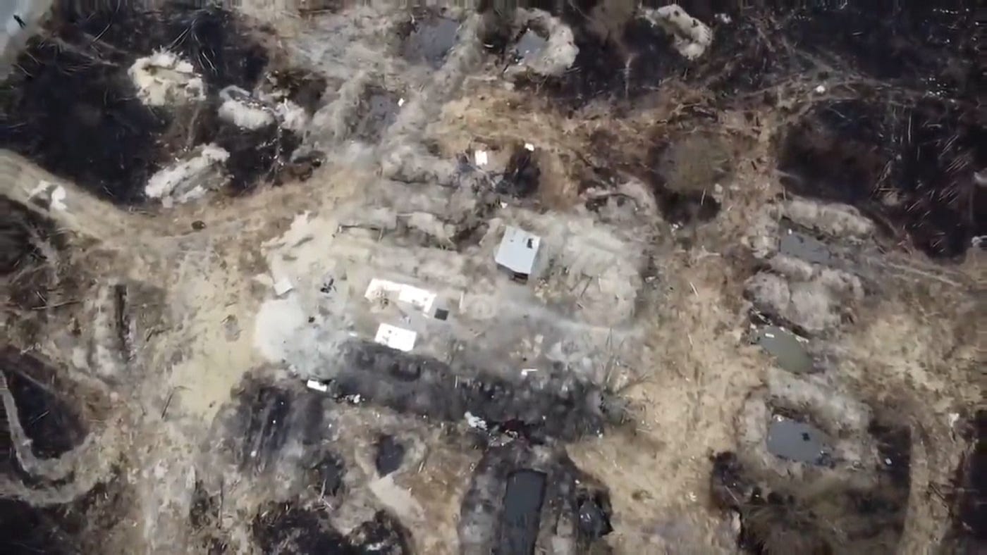 Video shows Russian forces dug trenches in highly radioactive off-limits area near Chernobyl