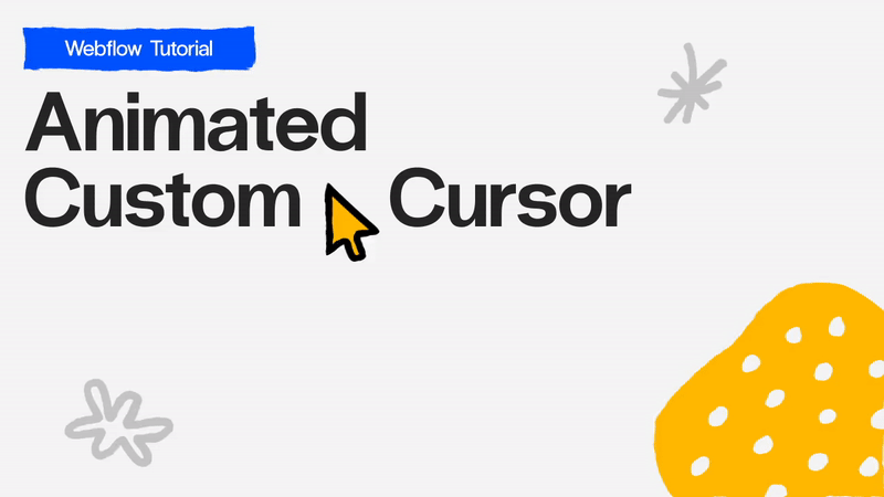 Circles Based cursor – Custom Cursor