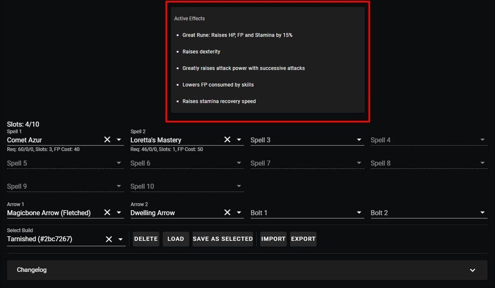 Planejador de builds de Elden Ring: como usar para calcular atributos