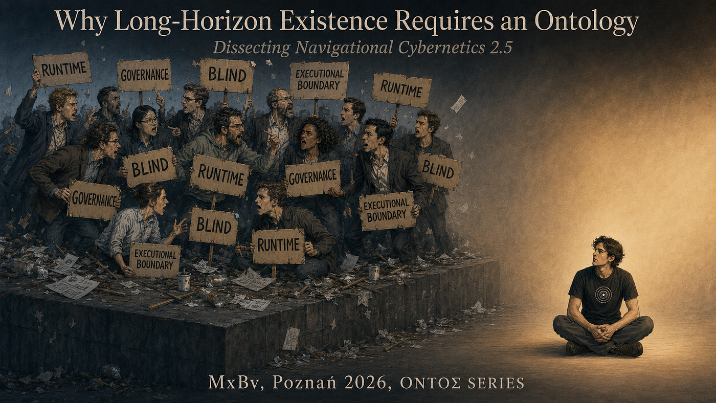 Why Long-Horizon Existence Requires an Ontology