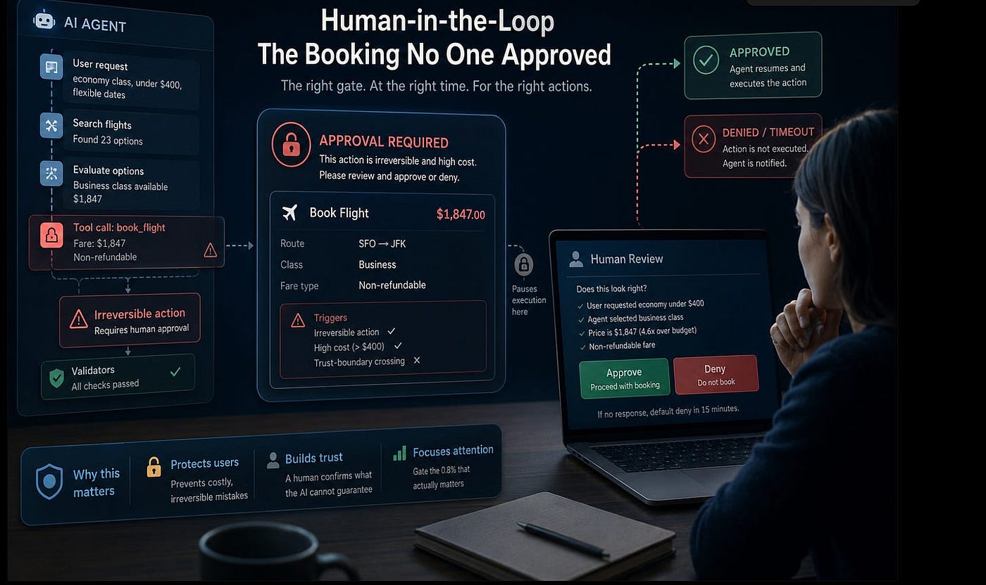 Harness Engineering — Human-in-the-Loop: The Booking No One Approved — VII