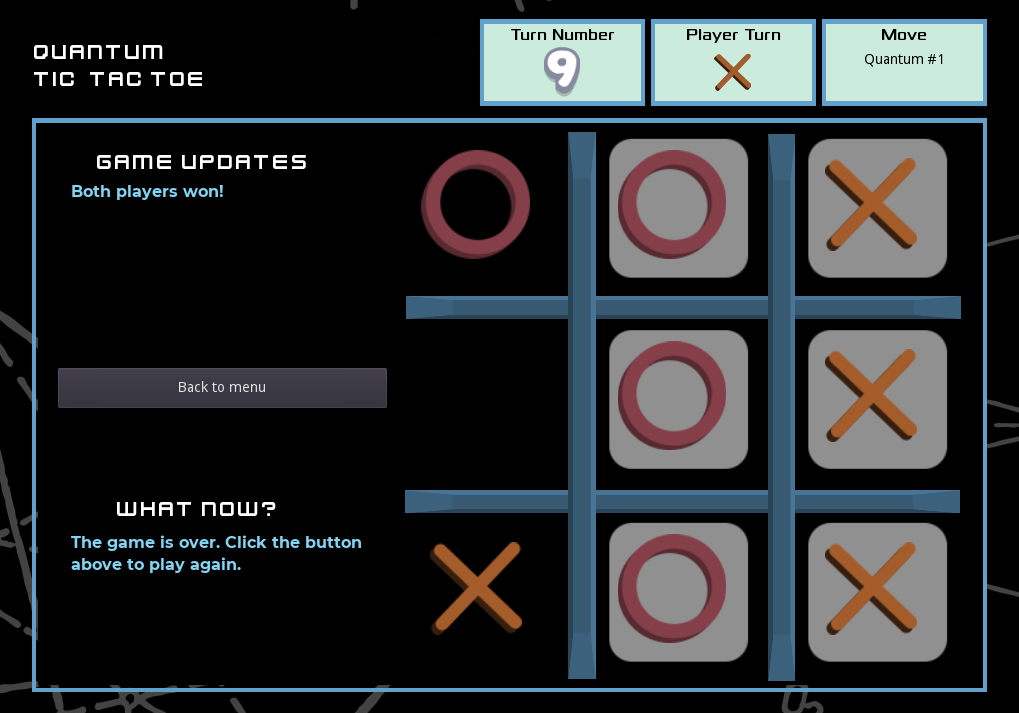 tic tac toe - What is the optimal strategy in Quantum Tic Tac Toe