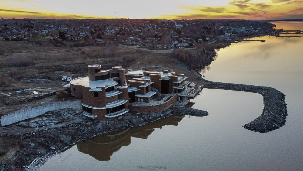Multimillion dollar 65,000 Sq. Ft. Abandoned Mansion on 43 acres 