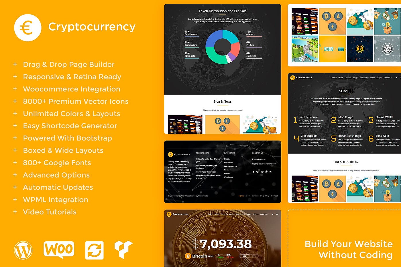 Best Bitcoin WordPress Theme. Looking for a responsive ICO landing… | by  Visualmodo | visualmodo | Medium