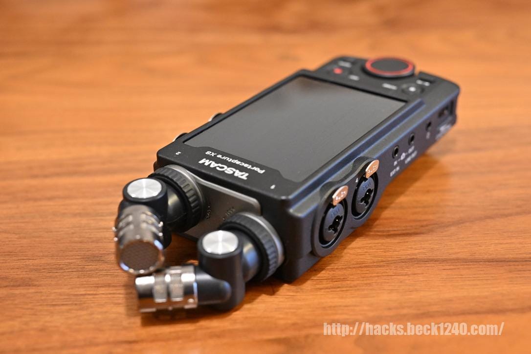 最強のポータブルオーディオインターフェース「TASCAM