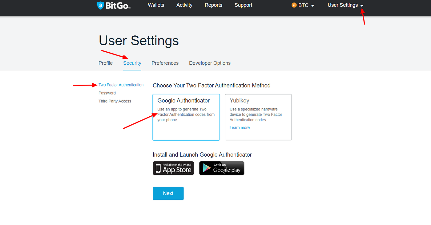 How To Add Two Factor Authentication (2FA) To BitGo | by James Smith |  saaspass