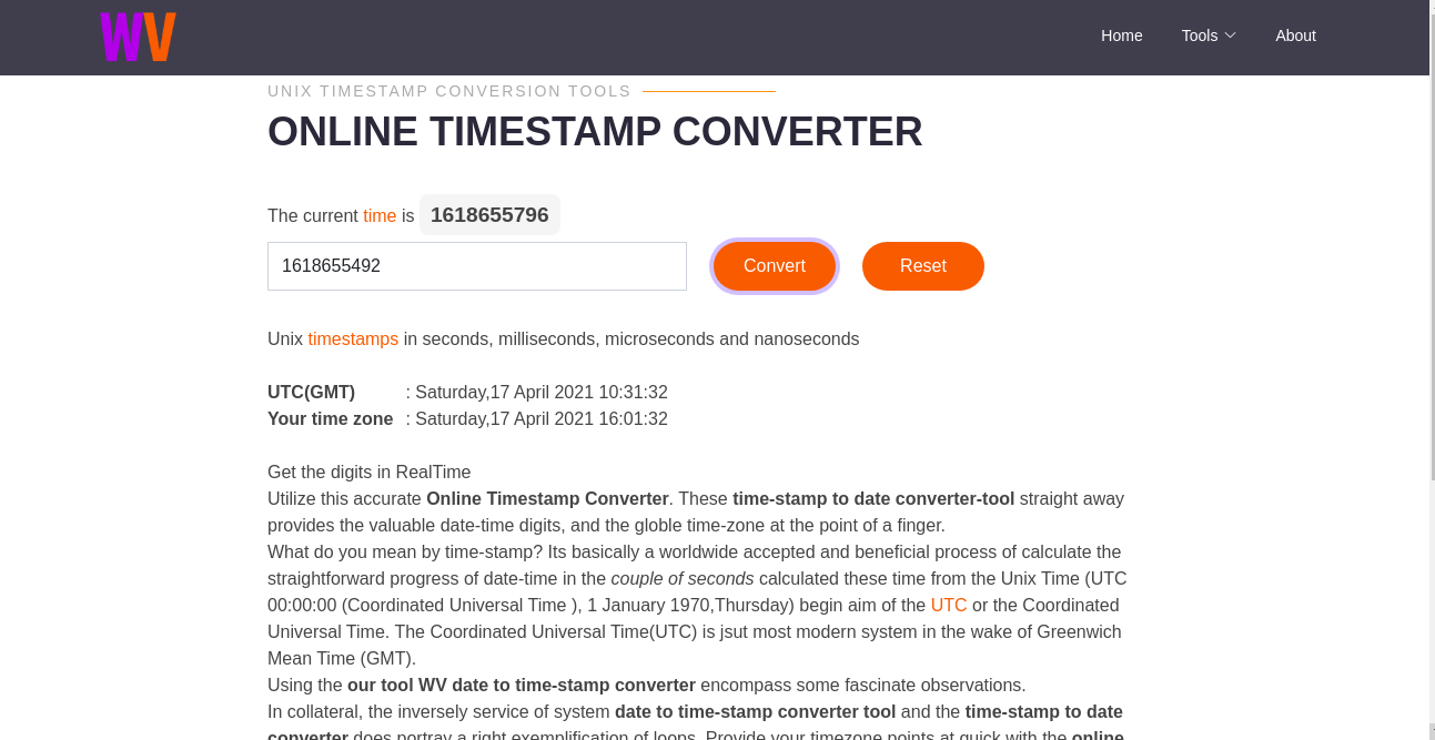 Timestamp Converter