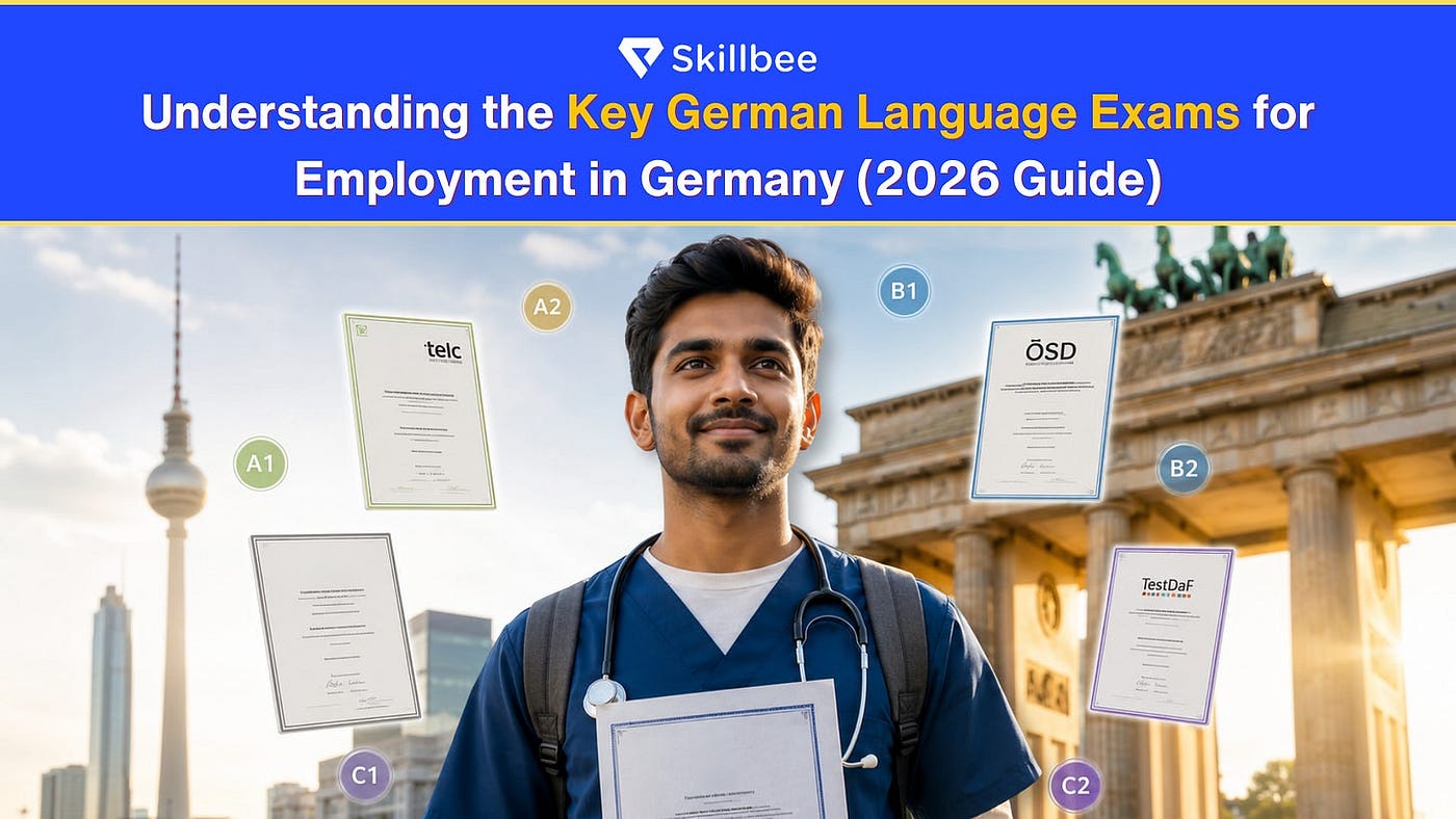 Understanding the Key German Language Exams for Employment in Germany (2026 Guide)