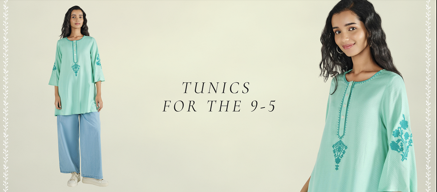 Must-have tunics from Global Desi for office wear