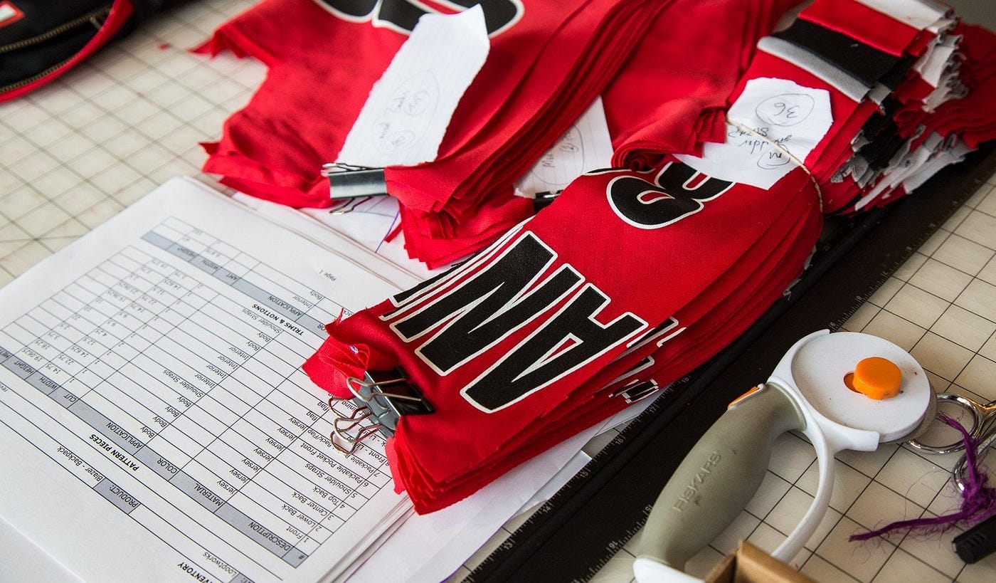 Scott Hamlin's Looptworks is helping the NBA give old jerseys a