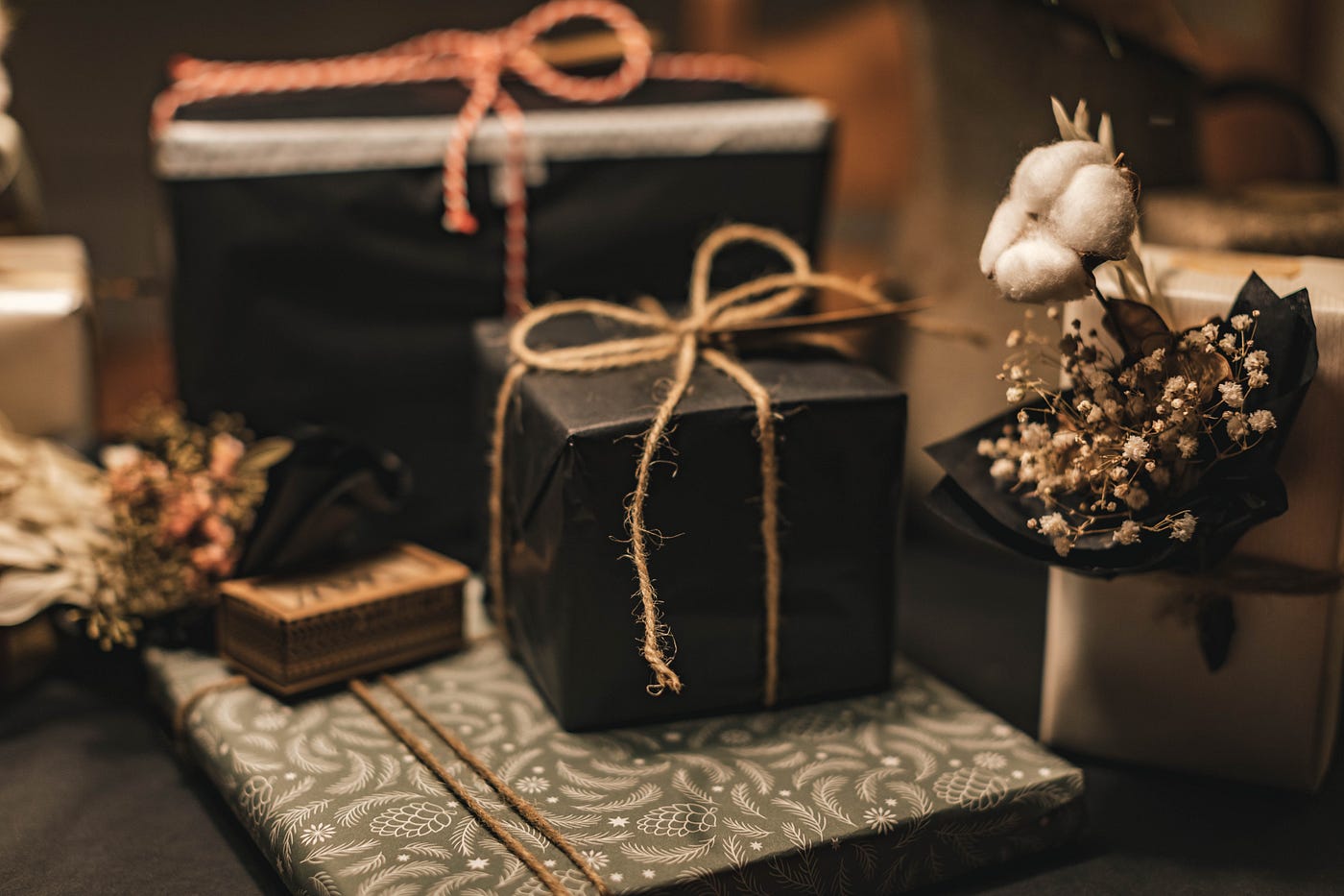 Gold Ribbon for Gift Wrapping, Christmas, Hanukkah, Kwanzaa and
