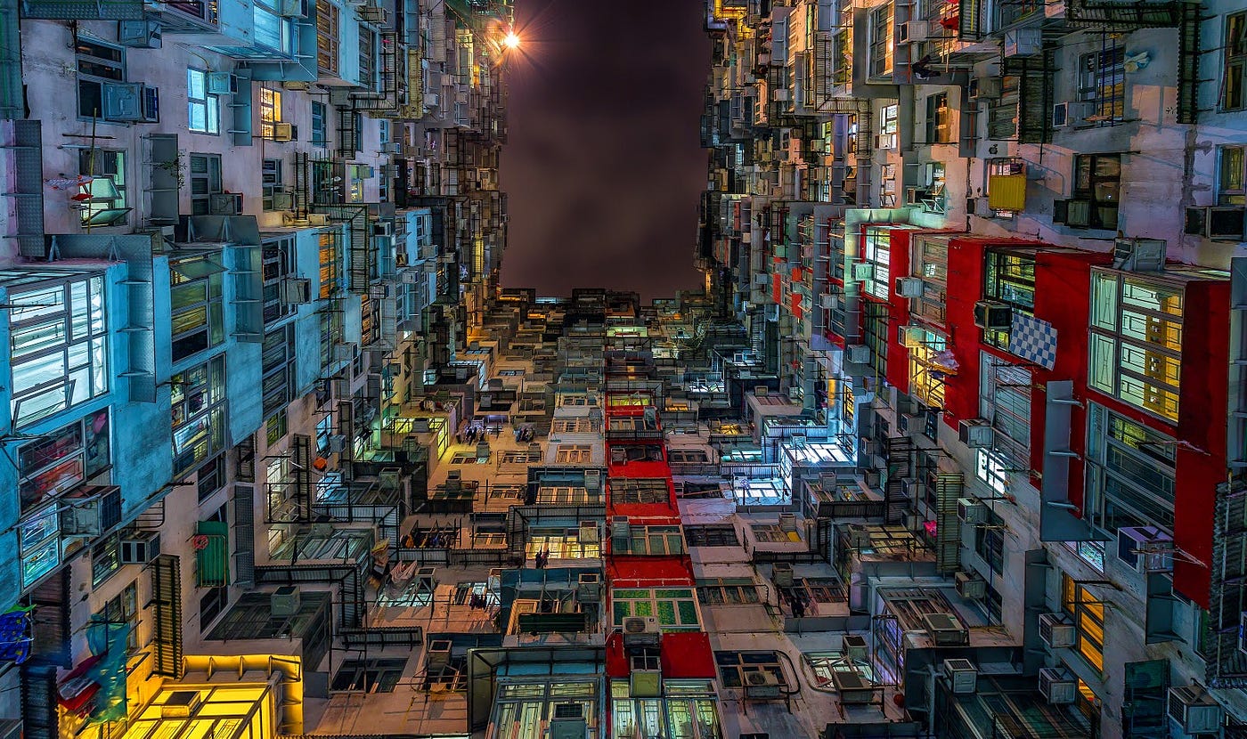 YELLOW KORNER Andy YEUNG サイズ48×29cm VERTICAL CITY, Asian Cities, ANDY YEUNG · Art photographs