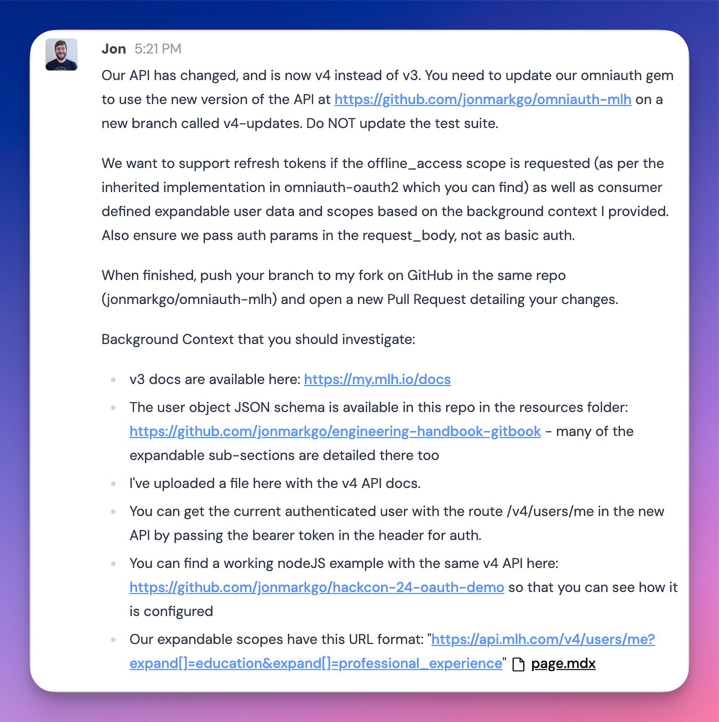 Using AI to Upgrade the MyMLH Omniauth Library | by Jonathan 