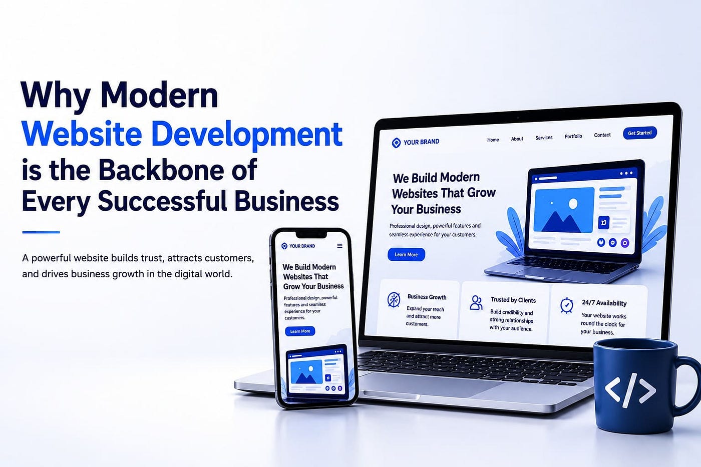 Why Modern Website Development is the Backbone of Every Successful Business