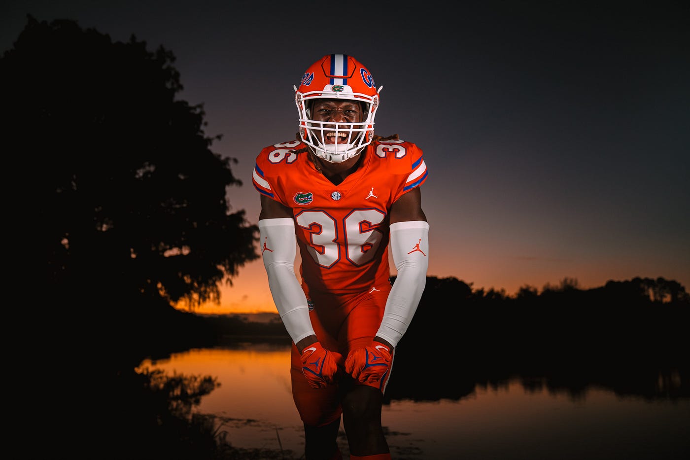 Florida Gators wearing all orange against Ole Miss