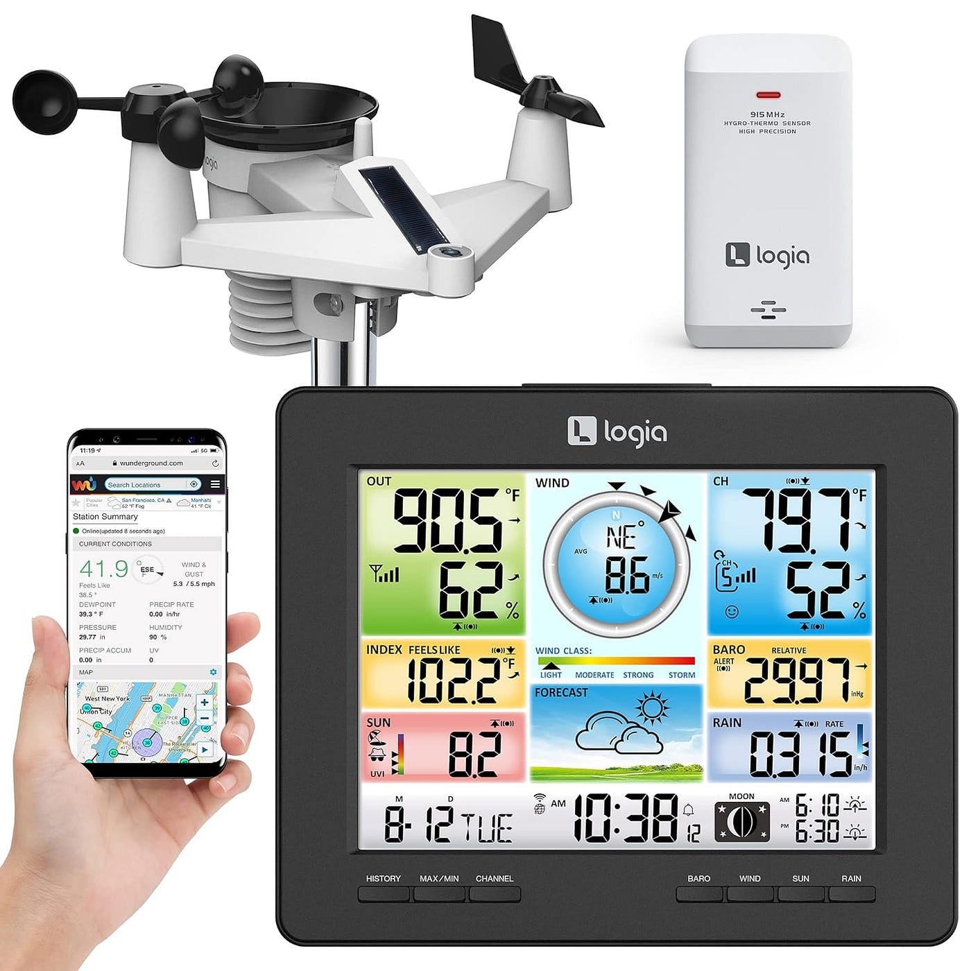 Logia 7-in-1 Wi-Fi Weather Station Review