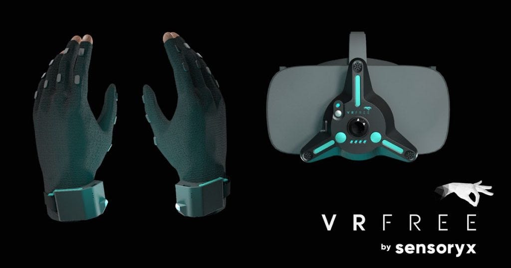 Sensoryx VRFree hand-tracking system is now compatible with 