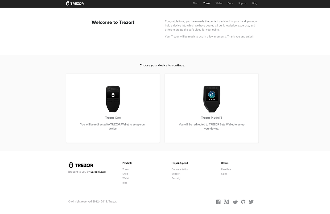 A simple guide to set up your TREZOR One wallet | by Martin | Medium