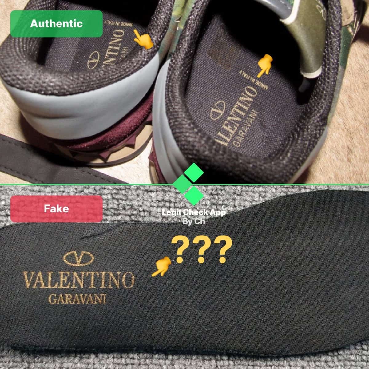 bestikke Barmhjertige Gå ned How To Spot Fake Valentino Rockrunner Sneakers | by Legit Check By Ch |  Medium