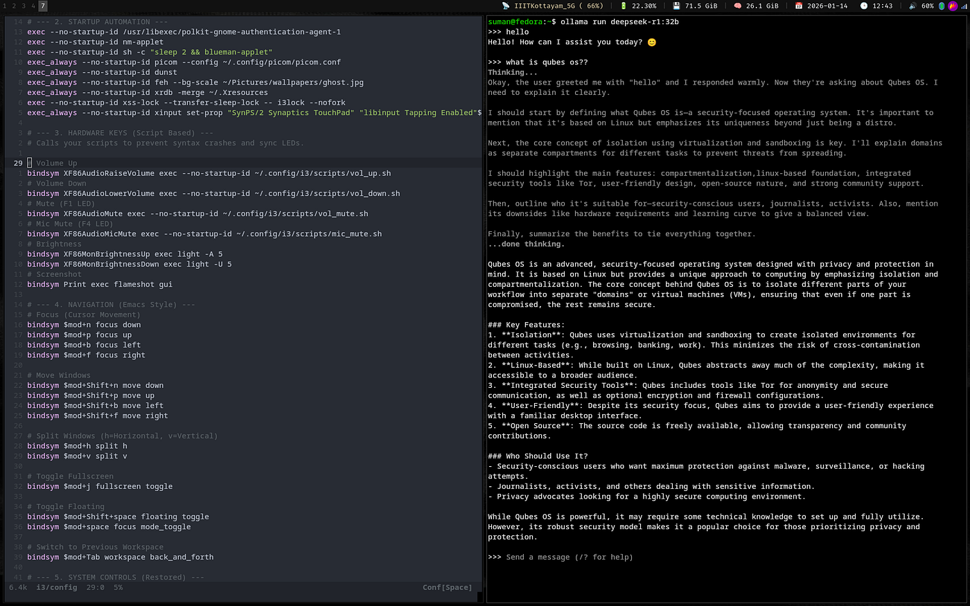 I Found My Perfect OS, But My Hardware Couldn’t Keep Up: My Qubes OS Story