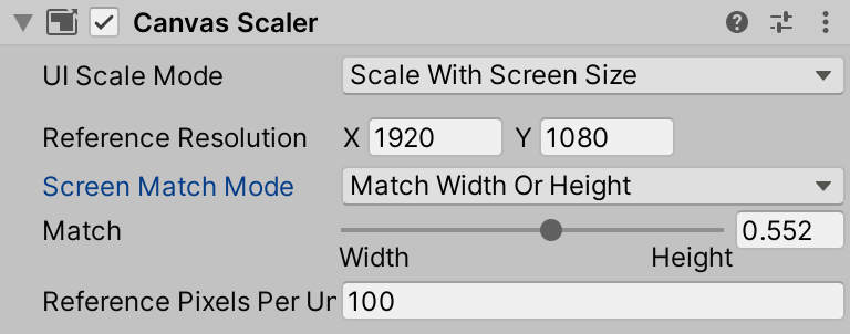 Unity: Real example shows the difference of three Canvas UI Scale Modes |  by Needone App | Medium