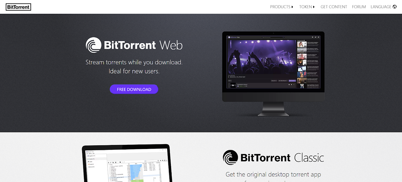 BitTorrent Website Embraced an All-round Upgrade—Bringing Exceptional  Services and Extraordinary Experience to All Its Users | by BitTorrent Inc.  | Medium