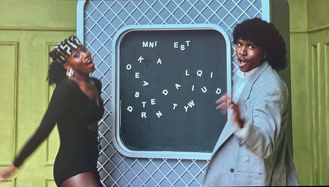 Production still. Kendrick Lamar’s “Squabble Up” music video