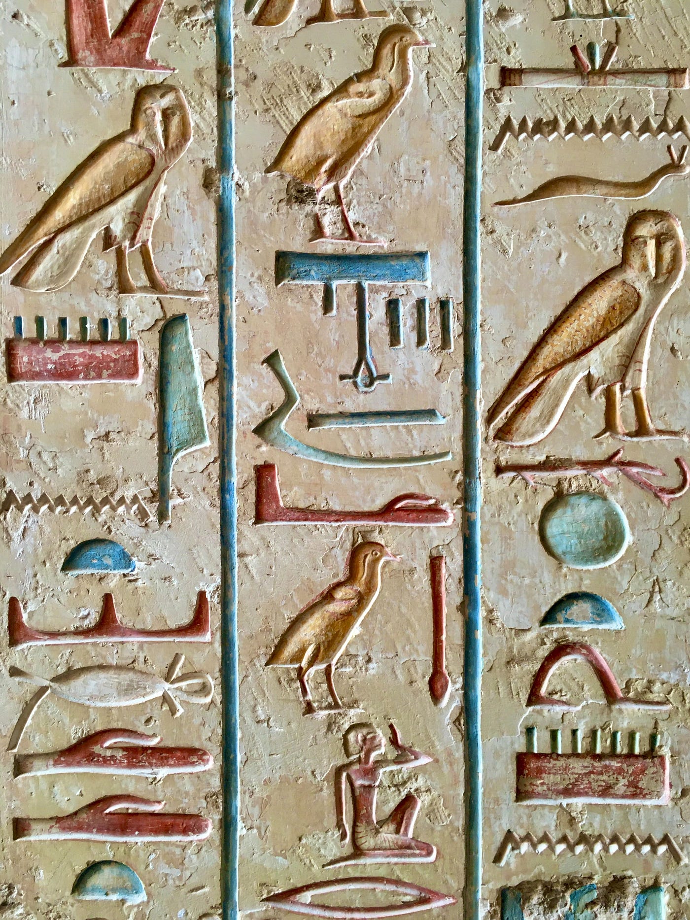 hieroglyphic symbols and what they mean