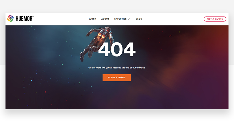 Tips for better 404 error pages — with examples | by Justinmind
