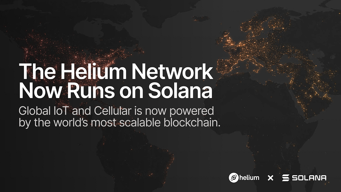 A New Era for Helium Begins with Upgrade to Solana Blockchain | by Helium |  The Helium Blog