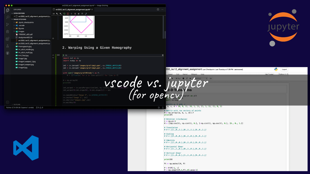 vscode vs jupyter for OpenCV 🚀. I always wanted to find effienct and… | by  Deepana Ishtaweera | Medium