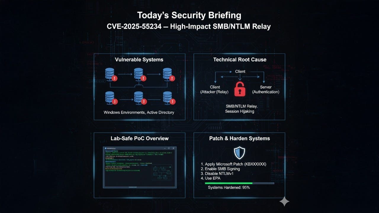 Critical Microsoft SMB Vulnerability | CVE-2025–55234 Explained | by  Motasem Hamdan | Medium