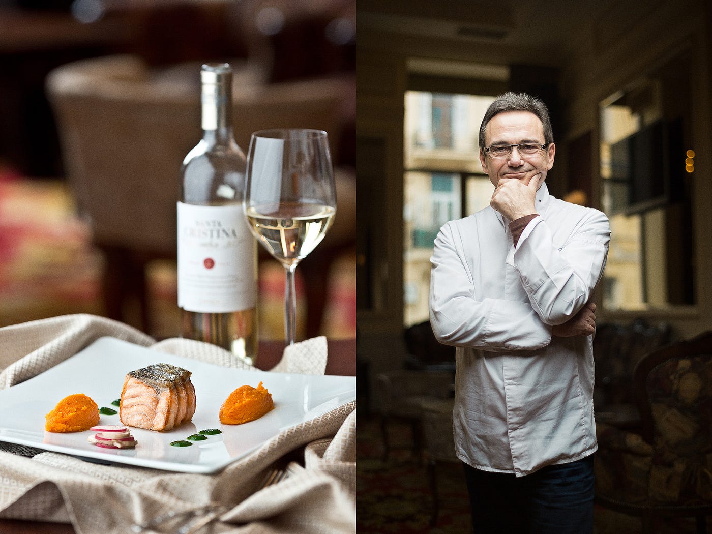 2 Michelin-star Chef, Jean-Pierre Jacob, chef of “Le Bateau Ivre”  restaurant, by Food'n'Chef