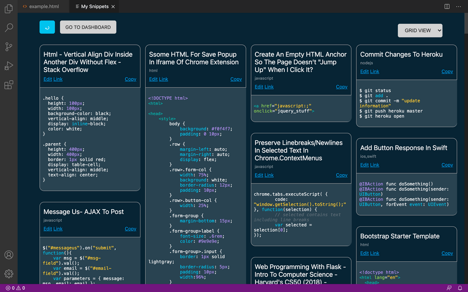 Panel  Visual Studio Code Extension API