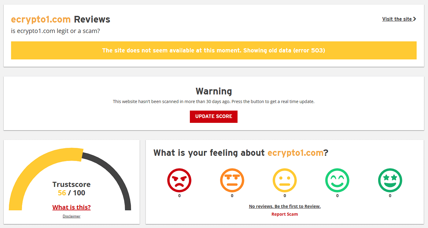 Ecrypto1.com Crypto Reviews. Ecrypto1.com might be a confusing… | by Antony  Threecores | Medium