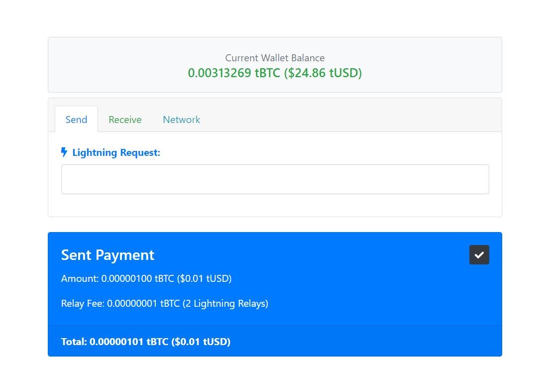 The Lightning Network: How to install, send and receive Bitcoin (money) |  by Rahil Shaikh | Medium