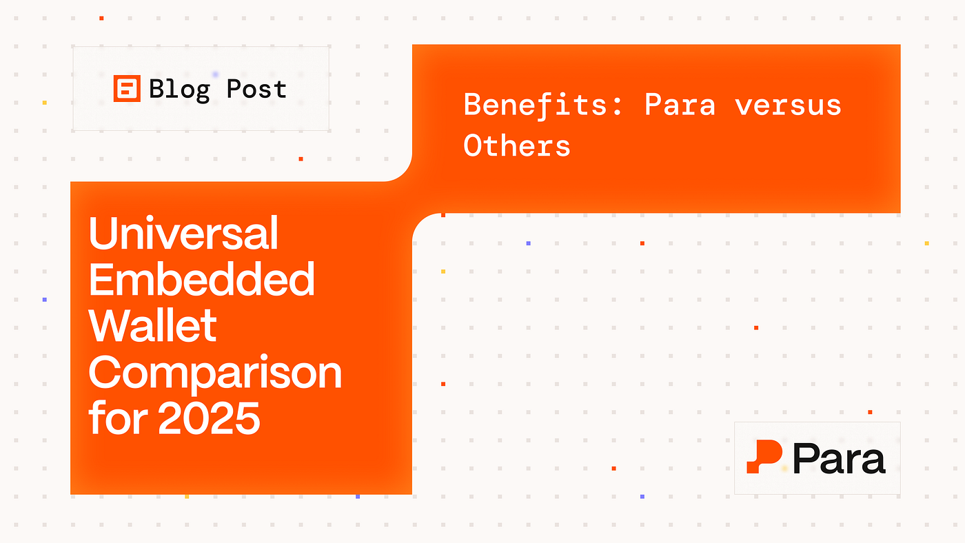 Universal Embedded Wallet Comparison for 2025