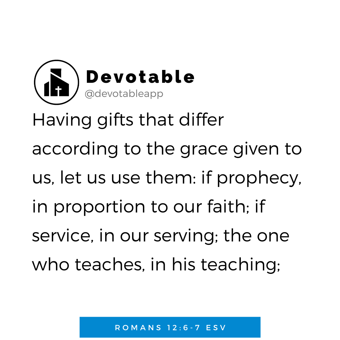 Daily Devotion — Romans 12:6–8 — The Spiritual Gift Of Teaching | By  Devotable | Medium