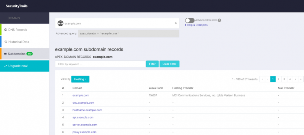 Free subdomain finder online 🛡️ find subdomains of domain