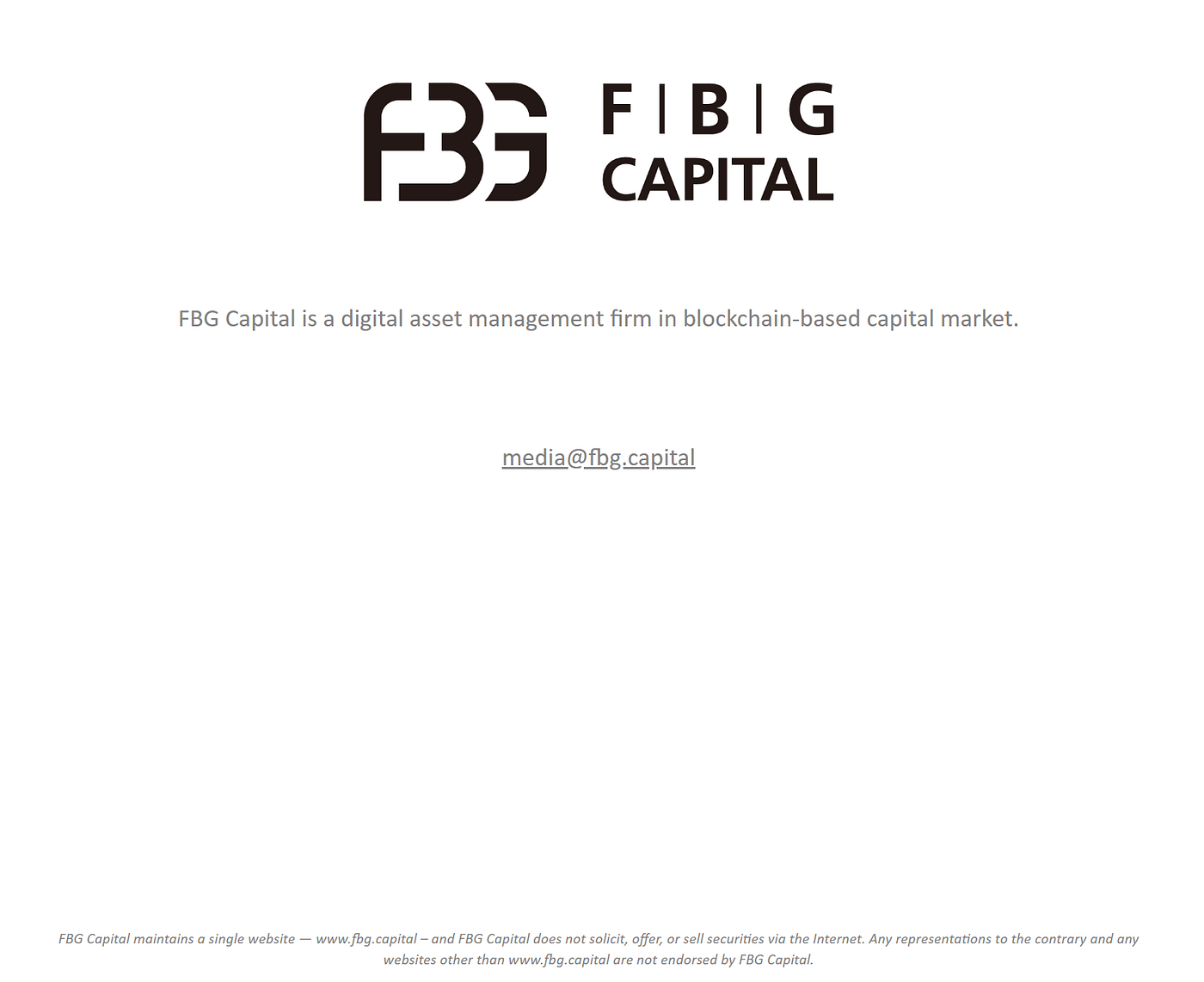 Crypto VC search] FBG Capital. Alright guys. this one has relatively… | by  Heritage blocks | Medium