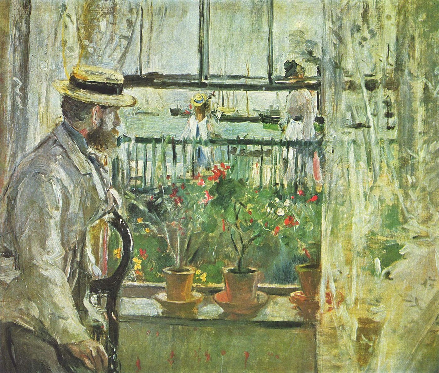 ‘In England (Eugène Manet on the Isle of Wight)’