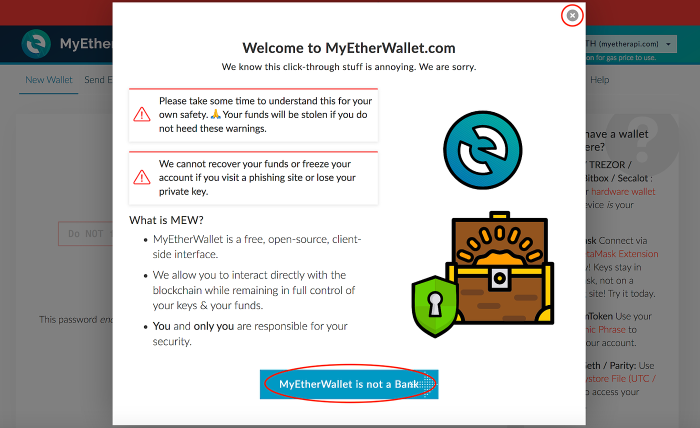 MyEtherWallet 개인 지갑 생성 방법. 안녕하세요. AMO 홍보팀입니다. | by AMO Labs Official Blog |  Medium