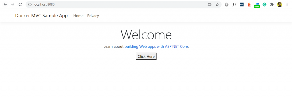How to create a docker image for containerizing an ASP.NET Core MVC 5.0 Web  Application | by Bharat Dwarkani | Medium