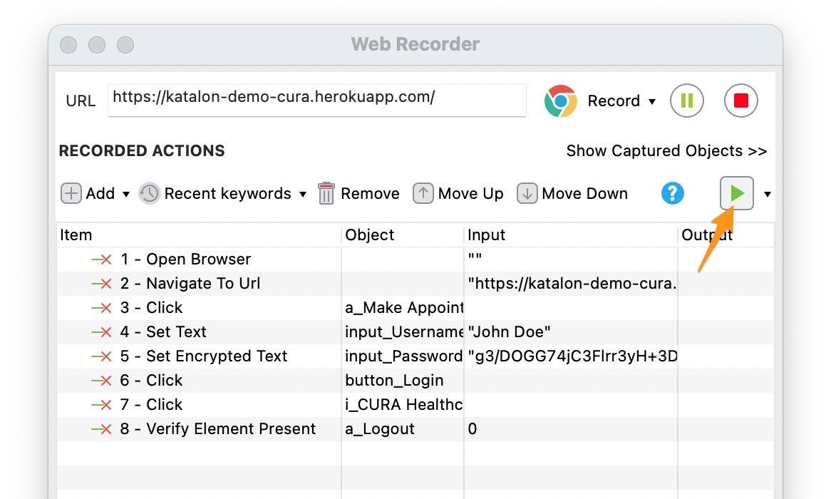 Automate Tests with Record and Playback Katalon Studio | Katalon