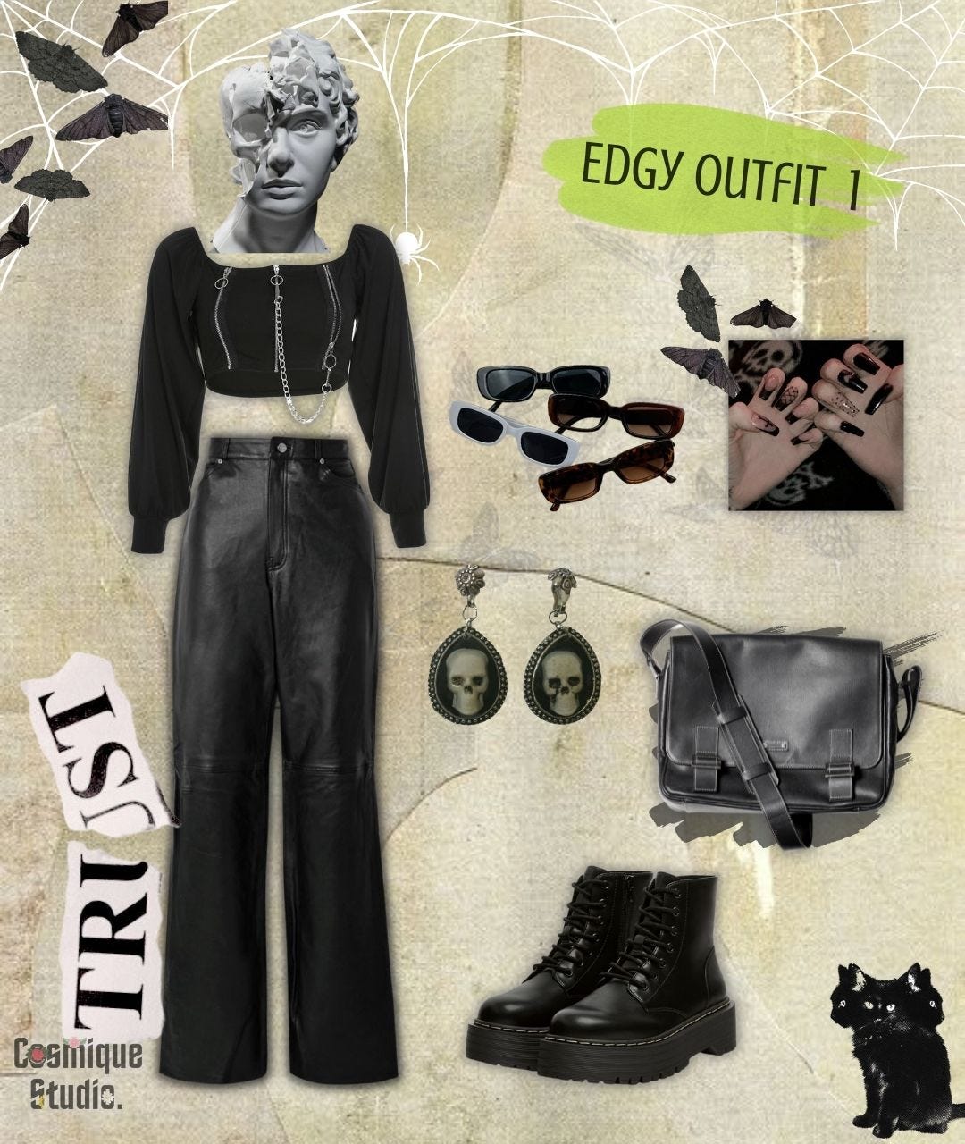 A BEGINNER'S GUIDE TO EDGY STYLE: EVERYTHING YOU NEED TO KNOW | by  cosmiquestudio | Medium