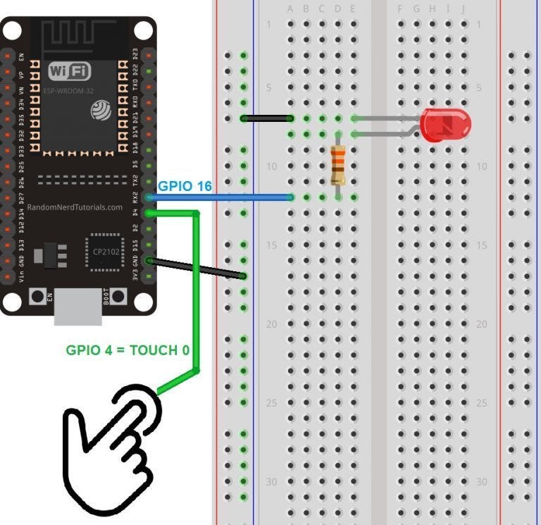 Arduino - Touch Sensor - LED