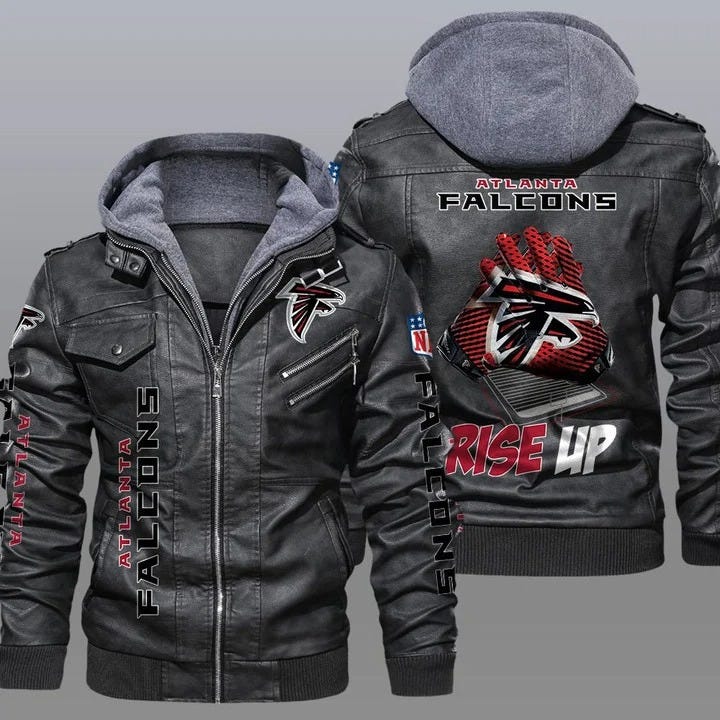Jacket Tee Fans Jacket | NFL 2024 Leather New Black For Ai Orleans | Saints by Leather Men Medium Art