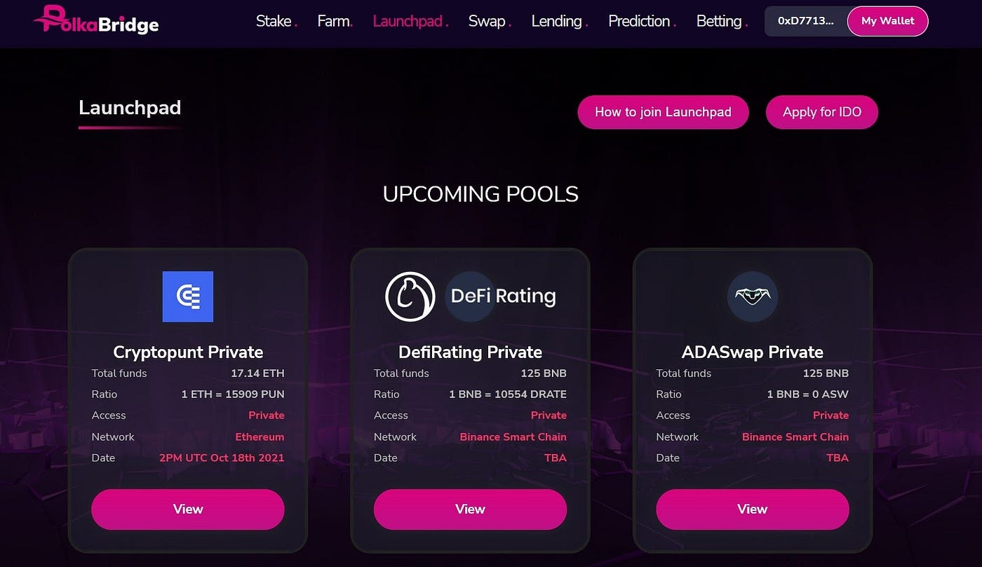PolkaBridge Launches Launchpad V2— The Multichain Universe Mission | by  PolkaBridge | Medium